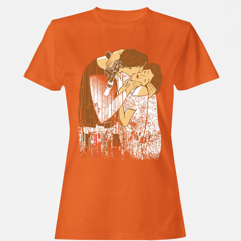 Women's T-Shirt - 8A13H4EQ - Orange - 11