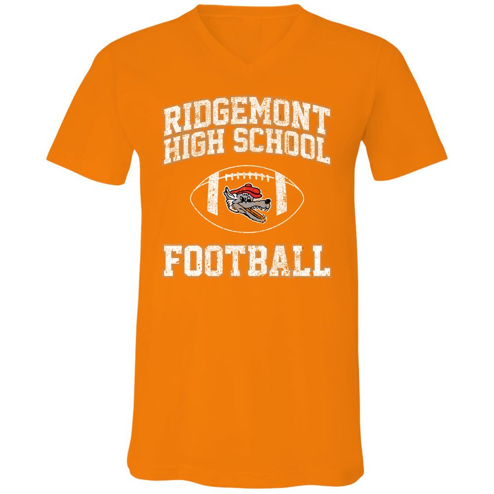 Unisex V-Neck T-Shirt - T2T2YDWD - Orange - 11