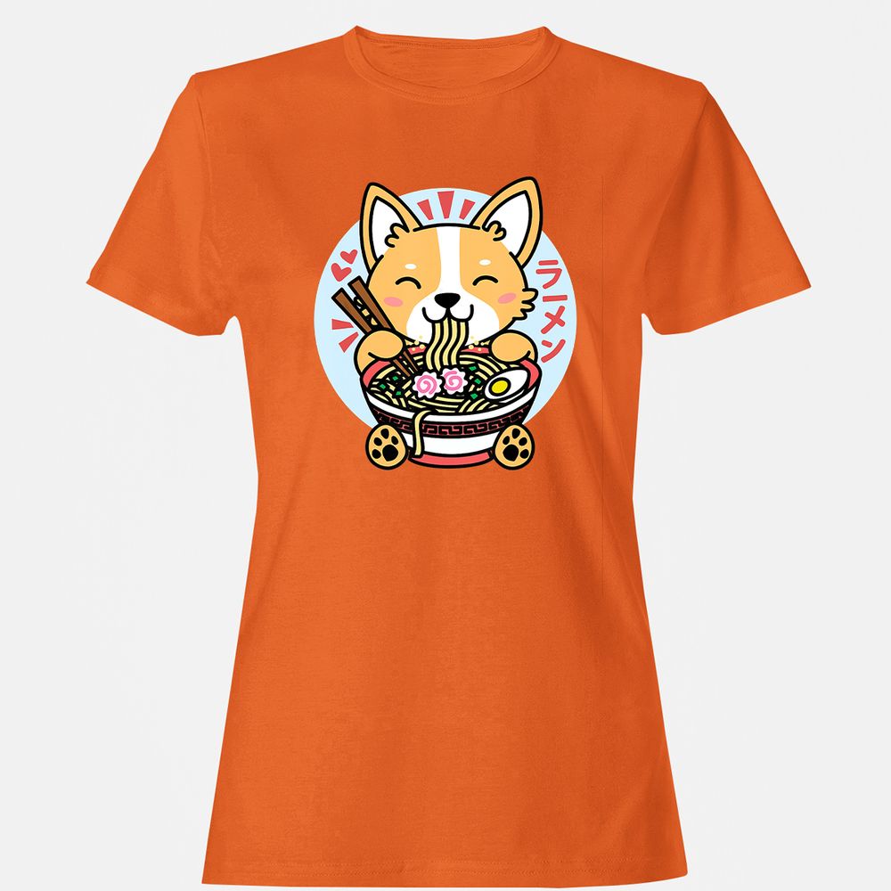 Women's T-Shirt - DL69QTFJ - Orange - 11
