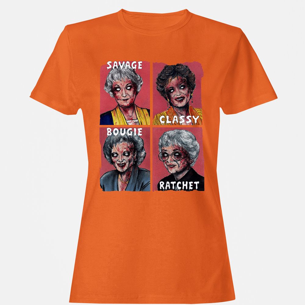 Women's T-Shirt - G9UMJP7W - Orange - 11