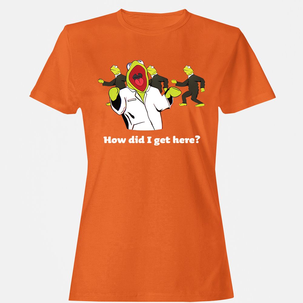 Women's T-Shirt - QVDGB92W - Orange - 11