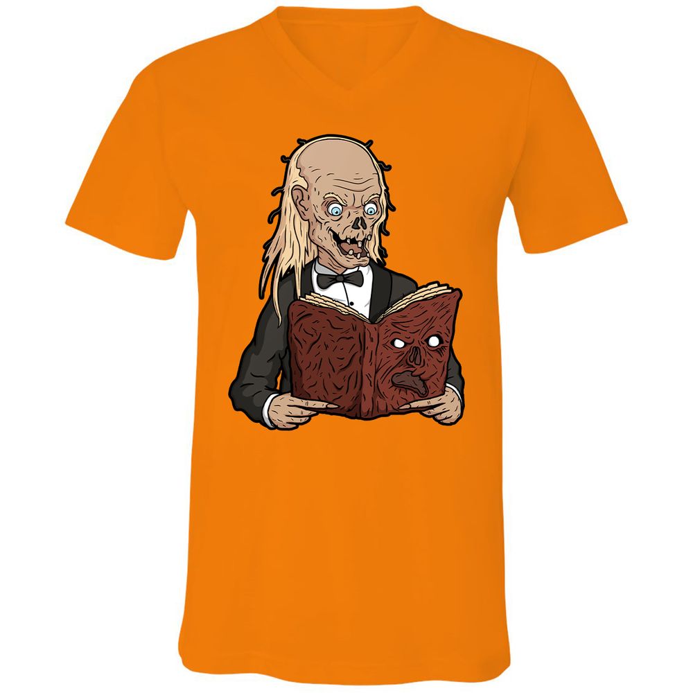 Unisex V-Neck T-Shirt - 4PMVS3YU - Orange - 11