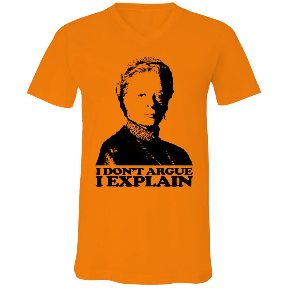 Unisex V-Neck T-Shirt - J3E991WP - Orange - 11