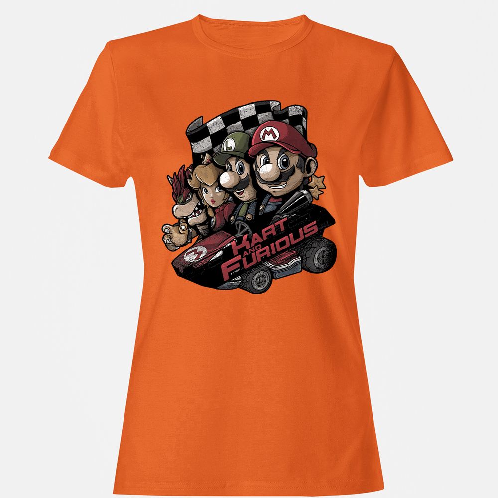 Women's T-Shirt - KVNQX68A - Orange - 11