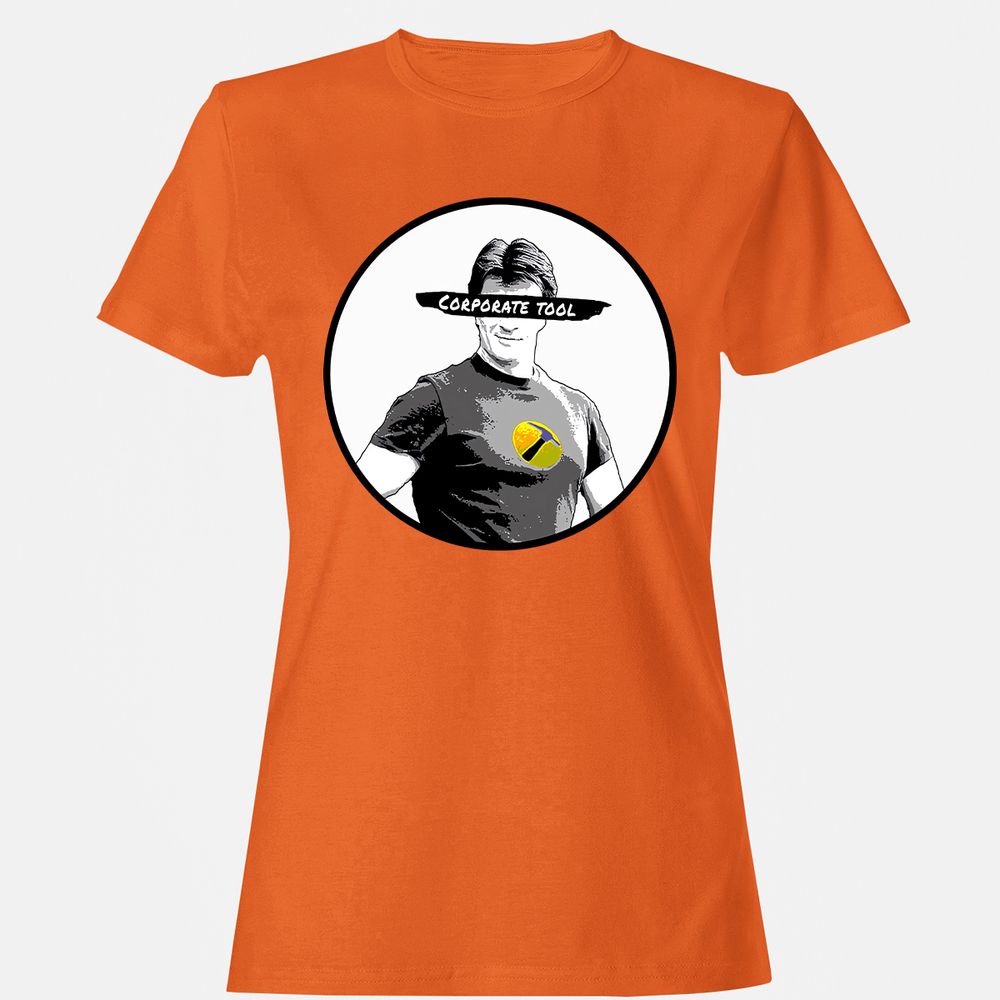 Women's T-Shirt - BQVJZKCU - Orange - 11