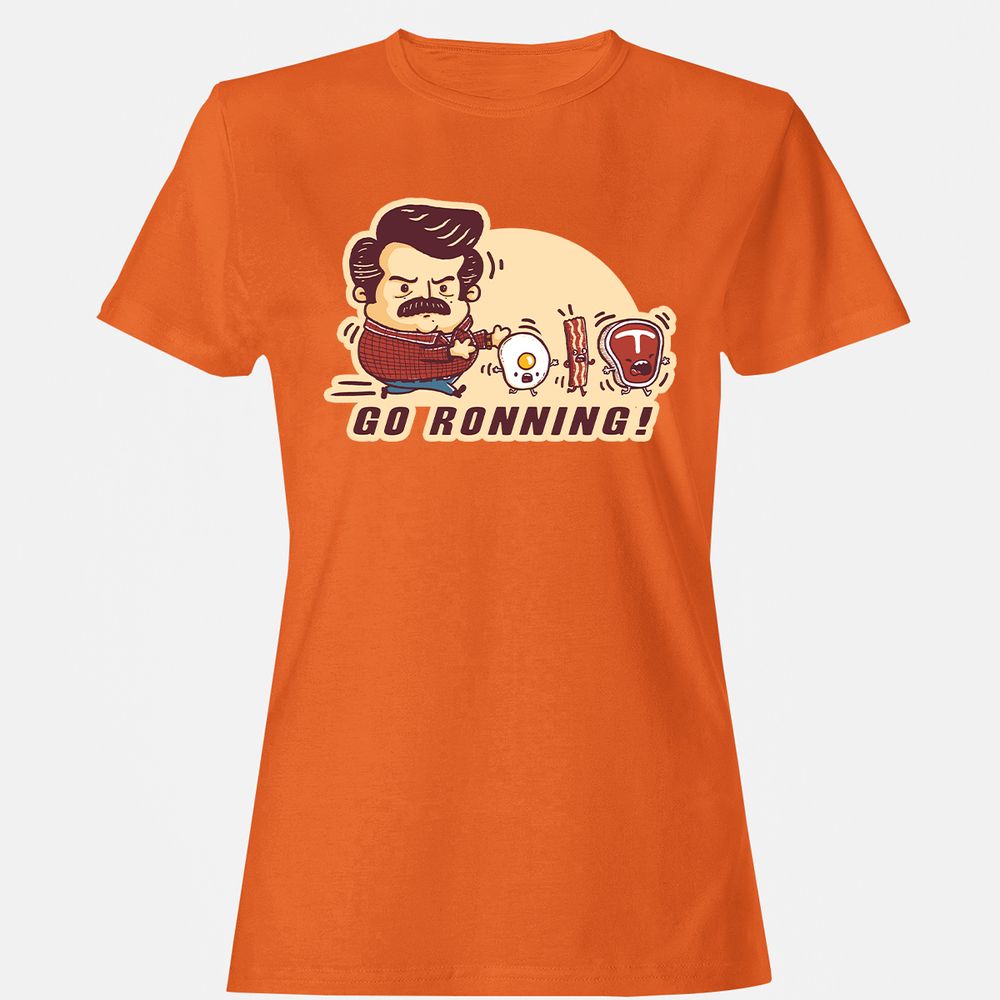 Women's T-Shirt - FVEVYUKC - Orange - 11