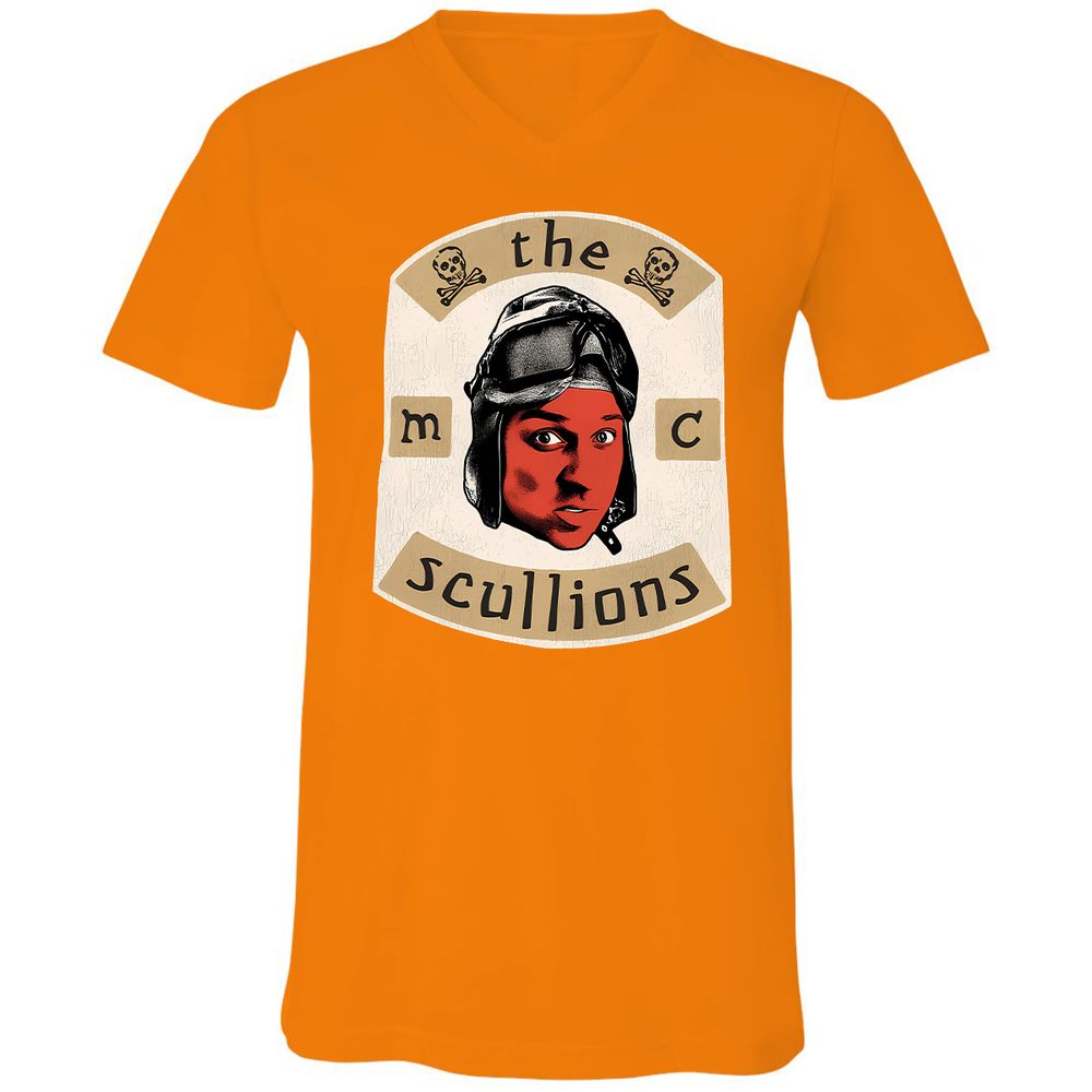 Unisex V-Neck T-Shirt - U55SWYSS - Orange - 11