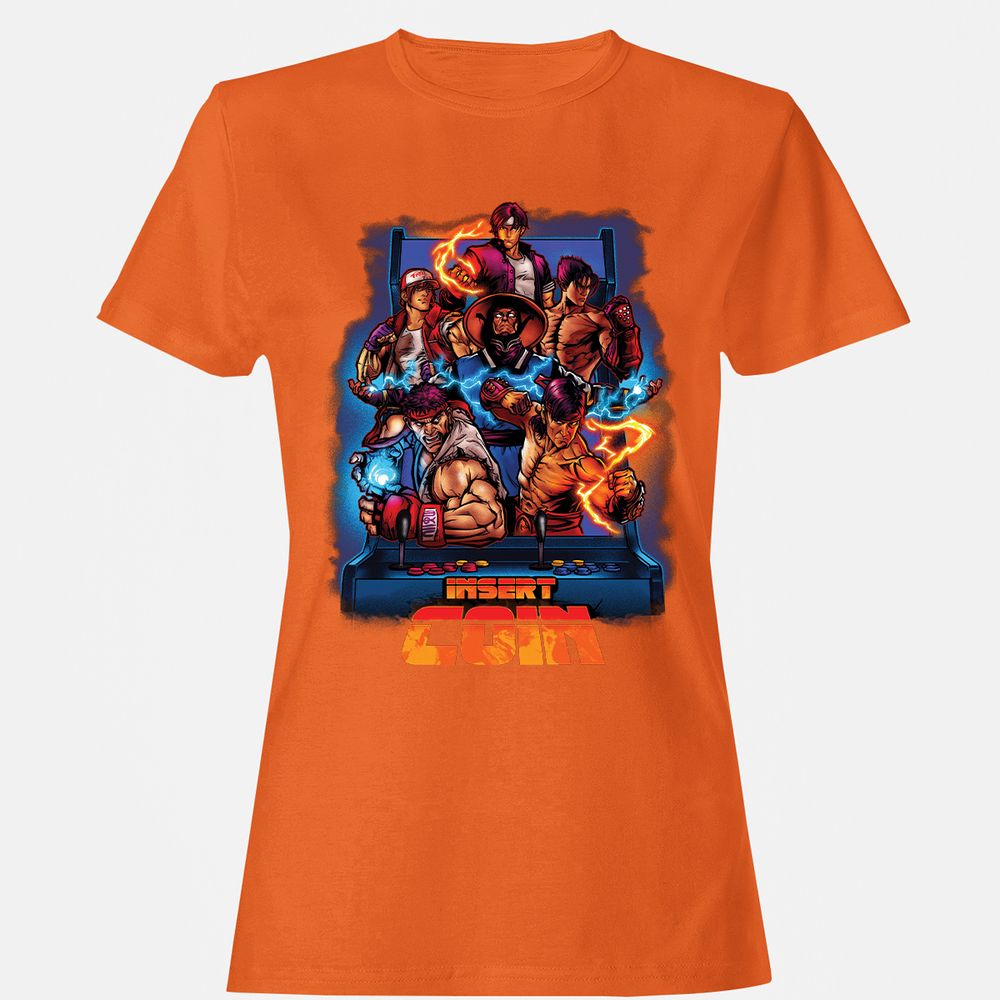 Women's T-Shirt - QB448NDV - Orange - 11