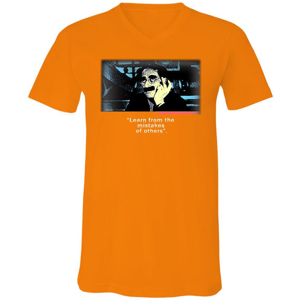 Unisex V-Neck T-Shirt - XW3481BG - Orange - 11
