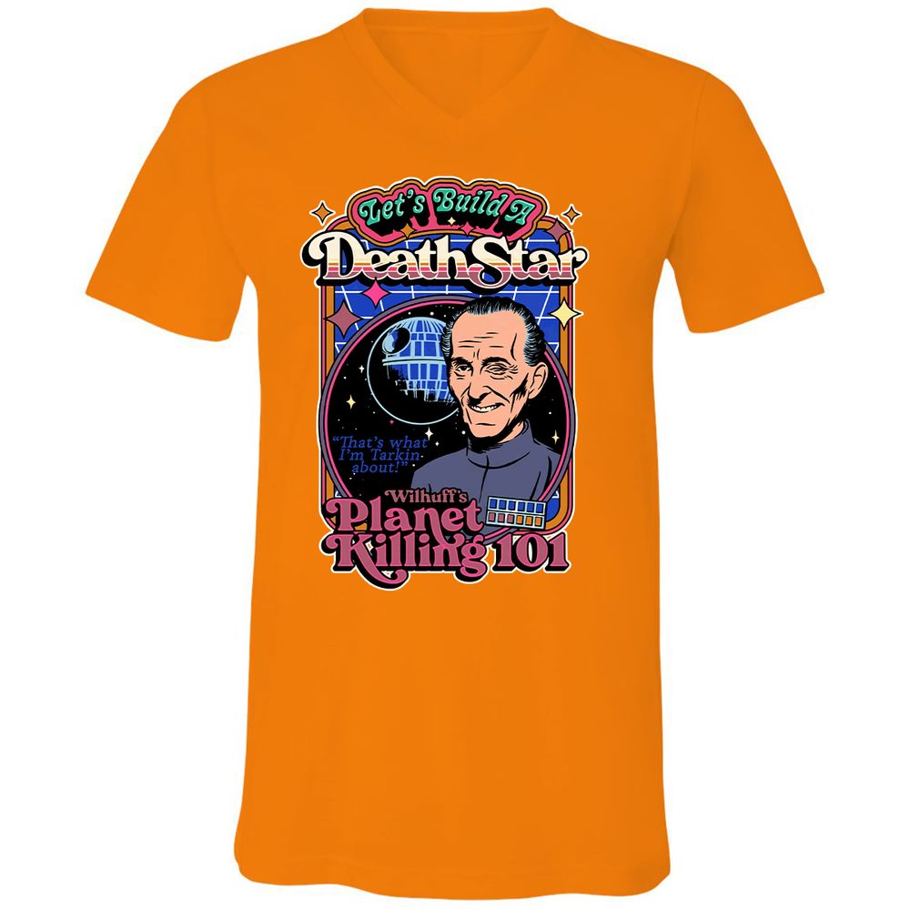 Unisex V-Neck T-Shirt - J1694VJK - Orange - 11