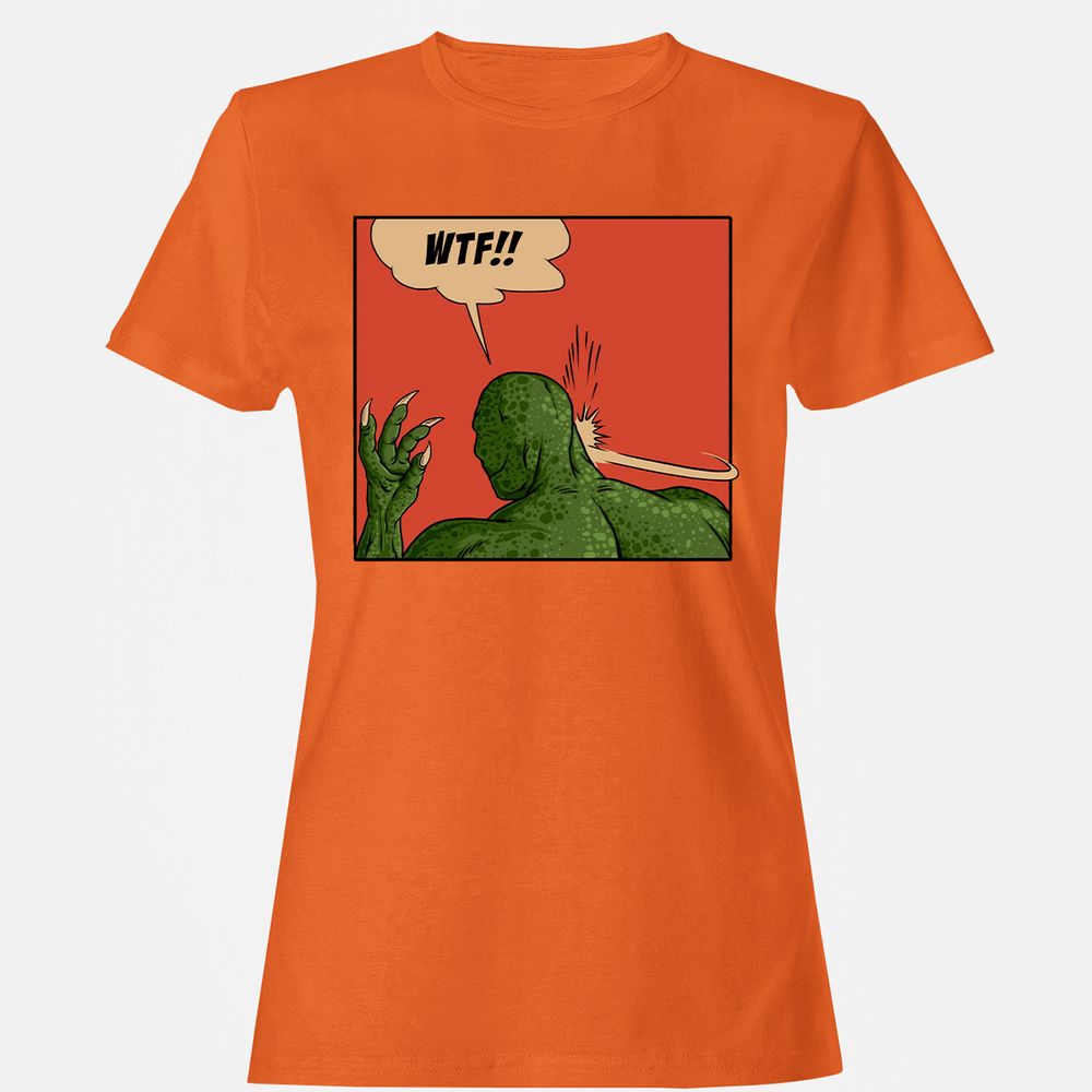 Women's T-Shirt - WTF3ML1K - Orange - 11