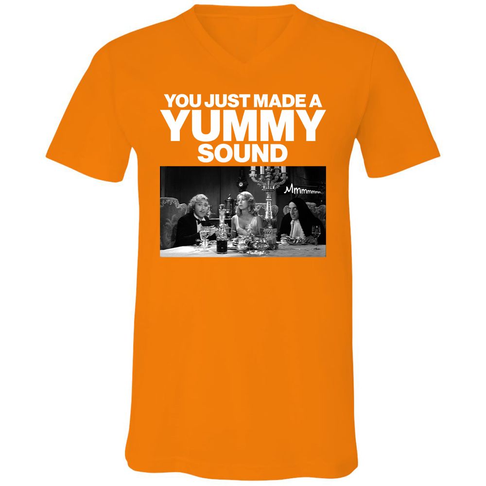 Unisex V-Neck T-Shirt - KBRFFSBV - Orange - 11