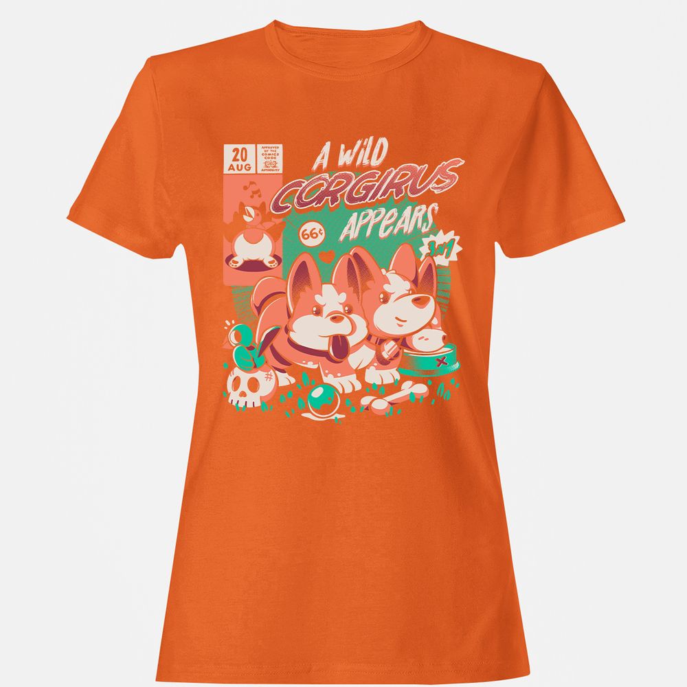 Women's T-Shirt - 3BSRU41K - Orange - 11