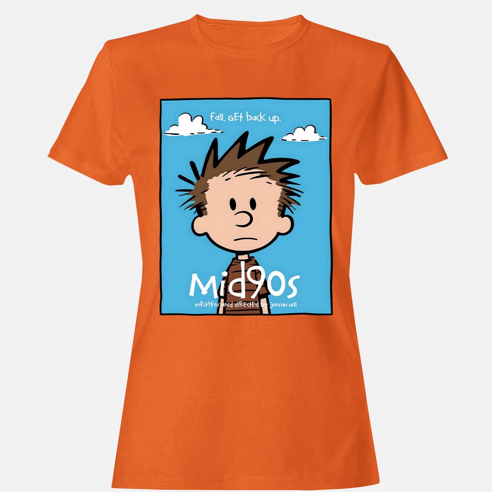 Women's T-Shirt - B248A5DZ - Orange - 11