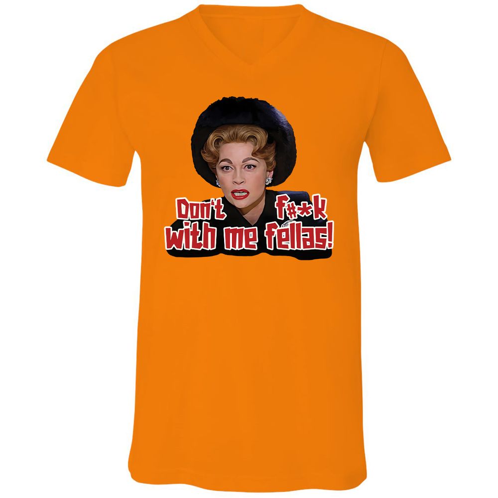 Unisex V-Neck T-Shirt - LSMPKTT8 - Orange - 11