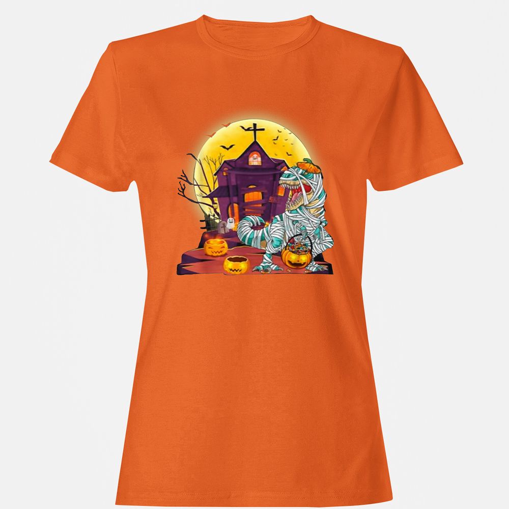 Women's T-Shirt - ZV5LCRDM - Orange - 11