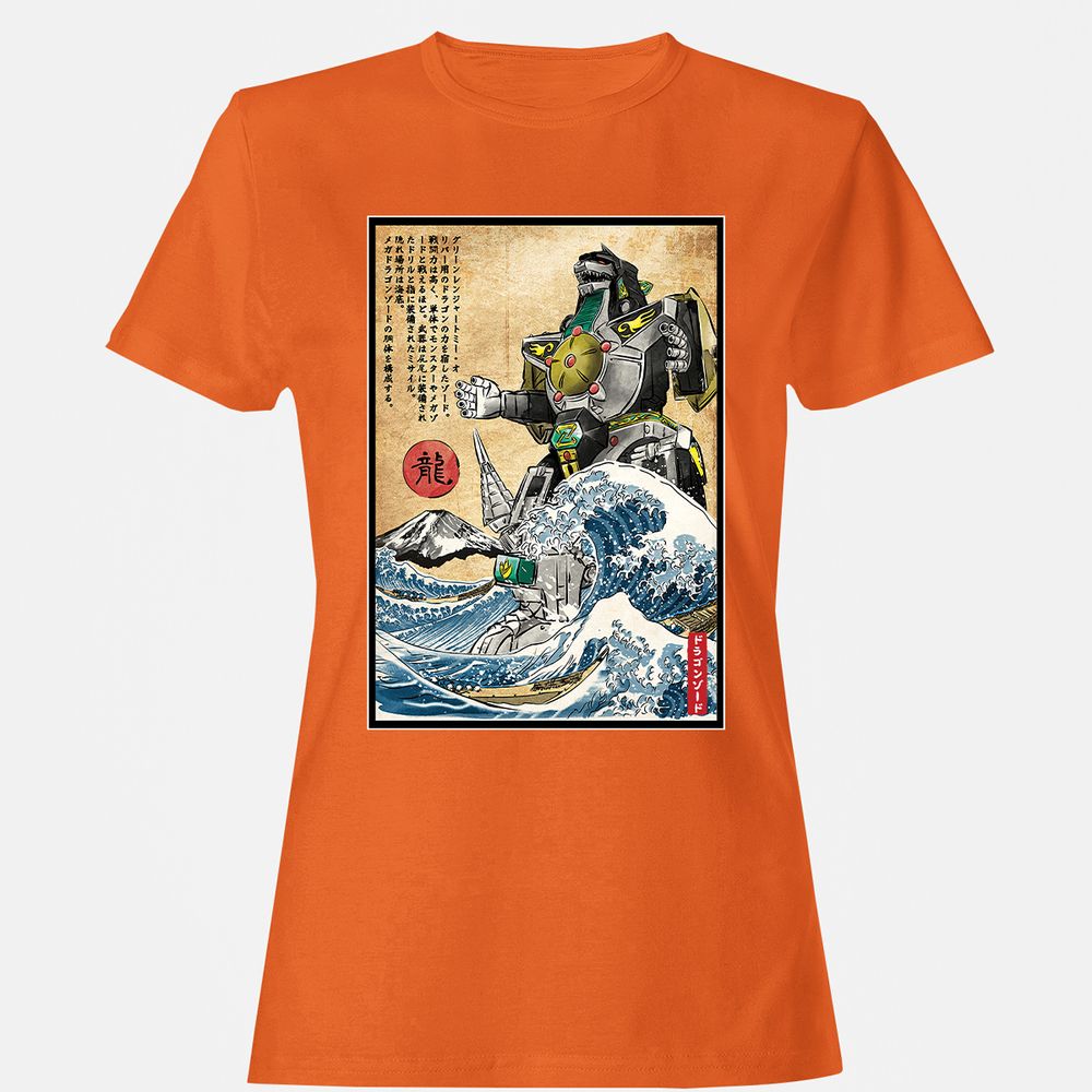 Women's T-Shirt - CWJQ6DBP - Orange - 11