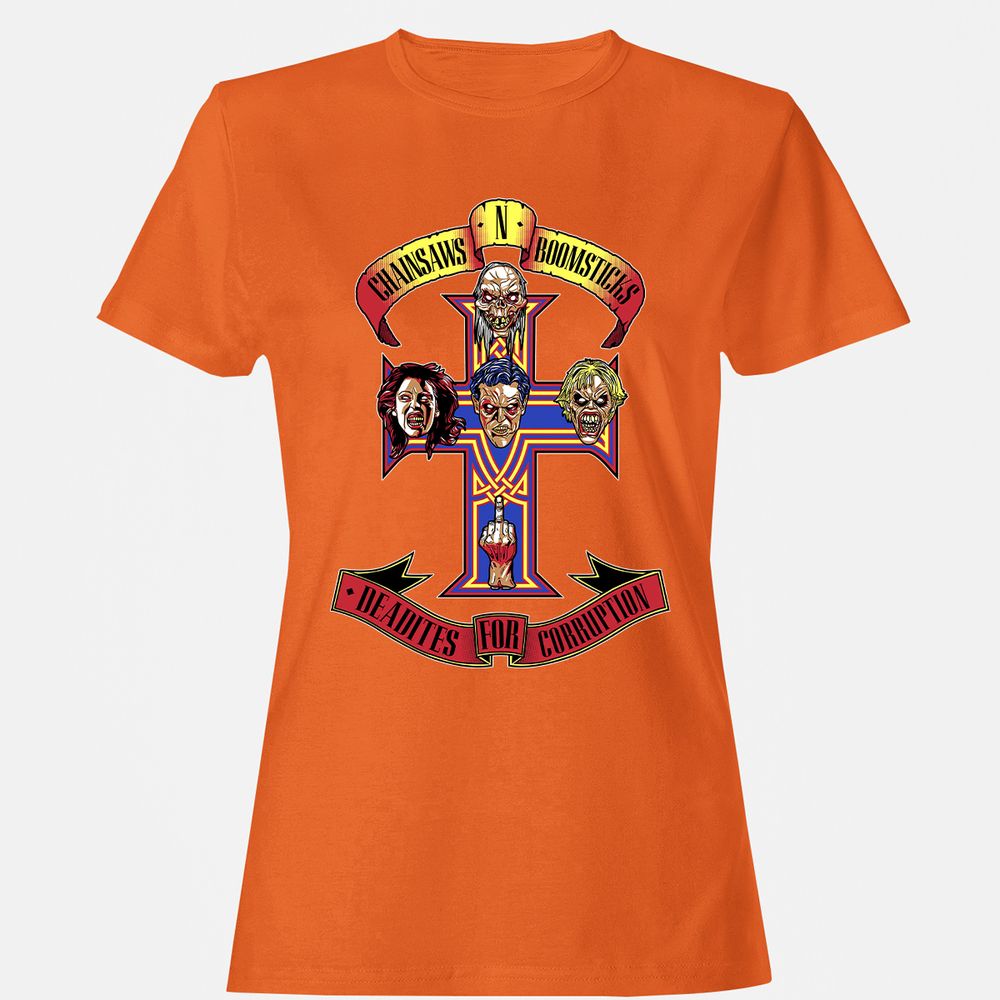 Women's T-Shirt - ANFNEJMH - Orange - 11