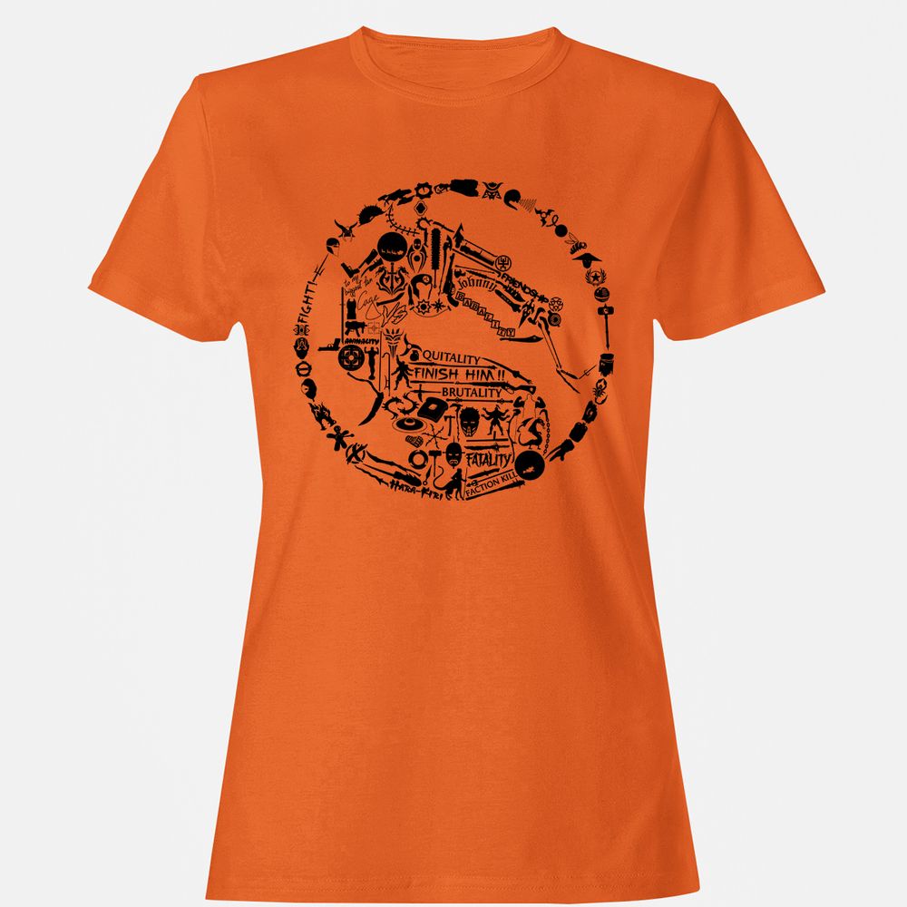 Women's T-Shirt - 4ANR8YE6 - Orange - 11