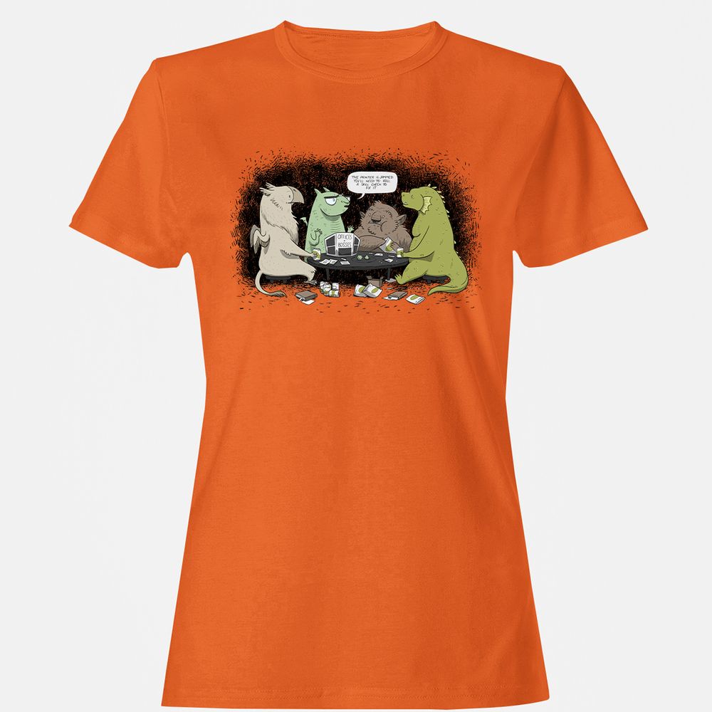 Women's T-Shirt - DX6RP37H - Orange - 11