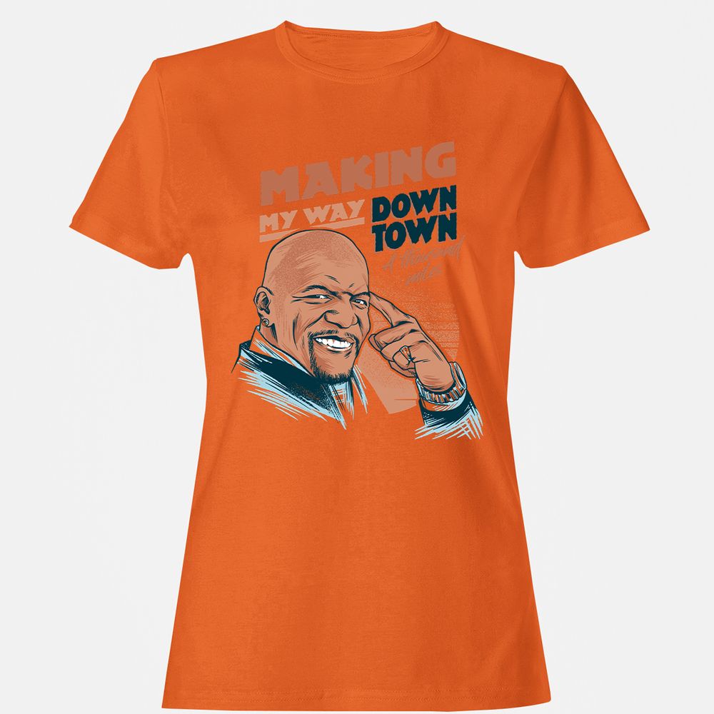 Women's T-Shirt - FM85PE2B - Orange - 11