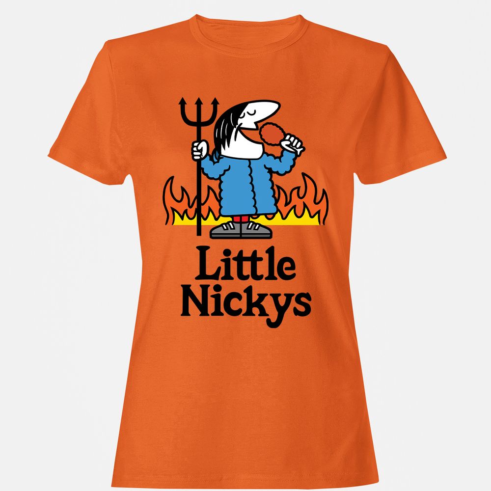 Women's T-Shirt - 61Q7YRGQ - Orange - 11