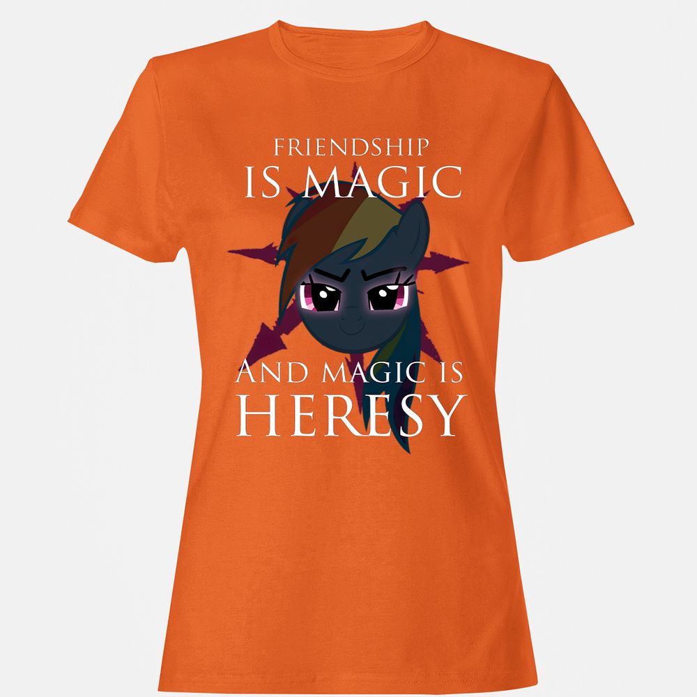 Women's T-Shirt - 2CLYDRZG - Orange - 11
