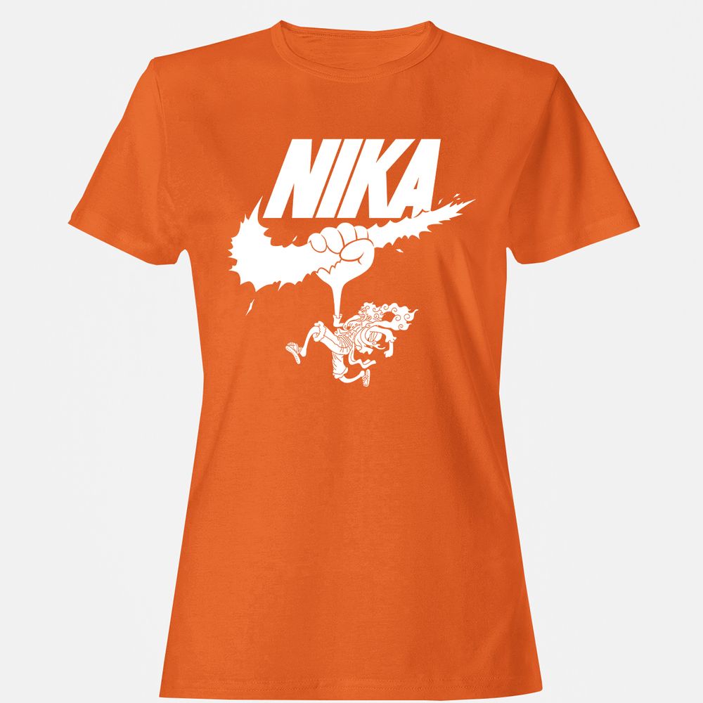 Women's T-Shirt - C4VQHZGN - Orange - 11