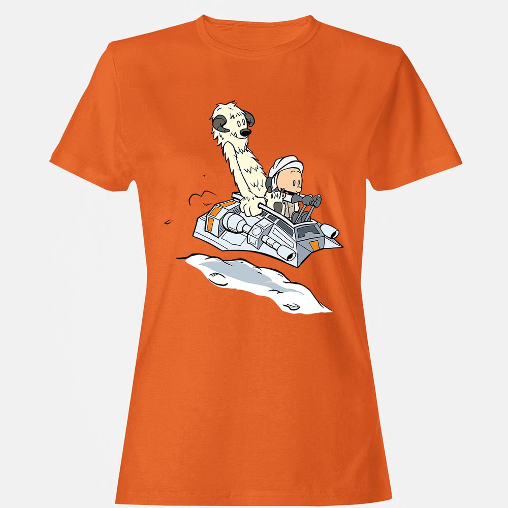 Women's T-Shirt - XGZ7QVV4 - Orange - 11