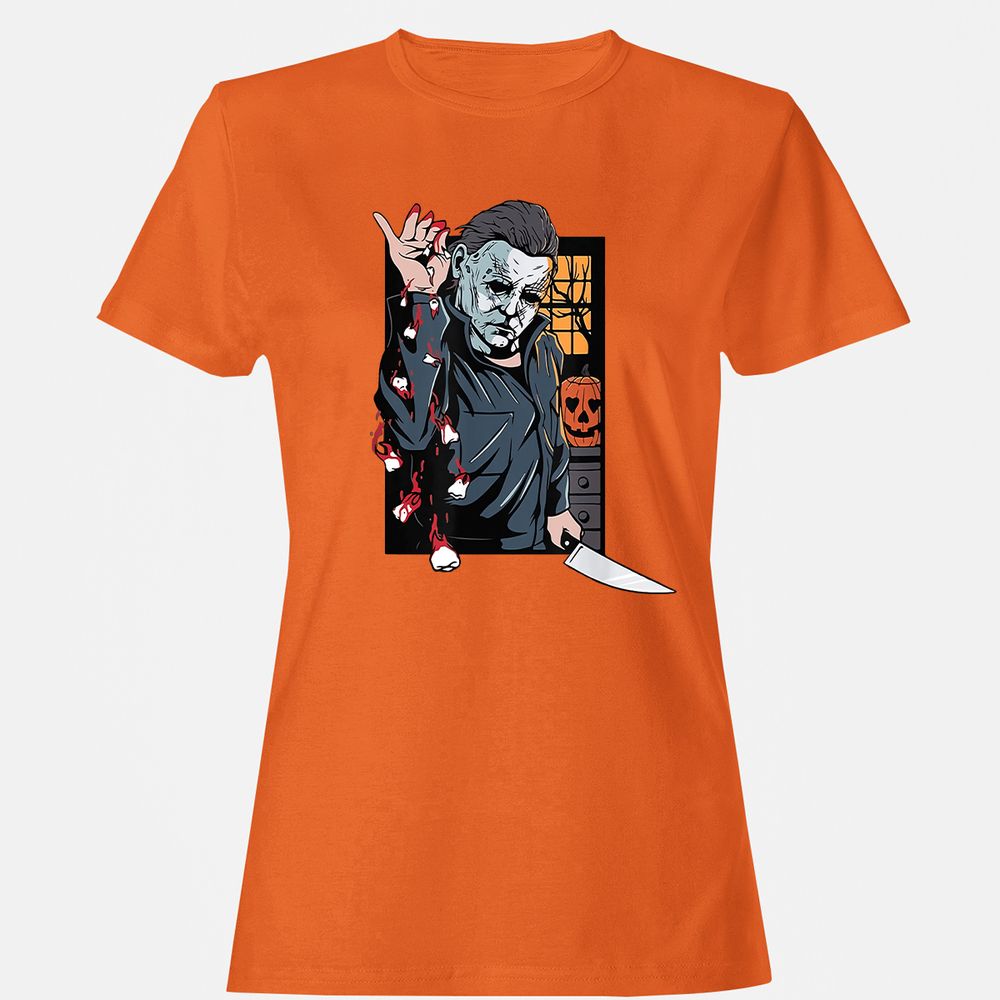 Women's T-Shirt - FE9UVCXT - Orange - 11