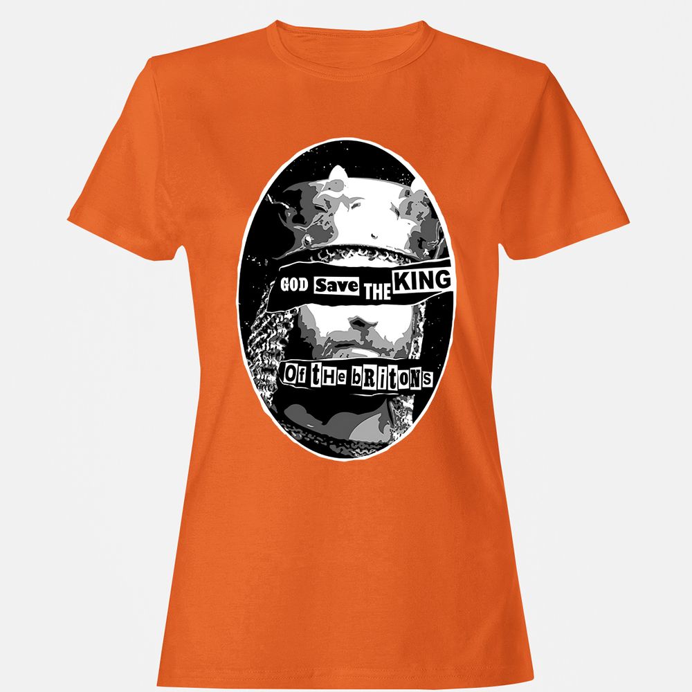 Women's T-Shirt - 1KP9DA7M - Orange - 11
