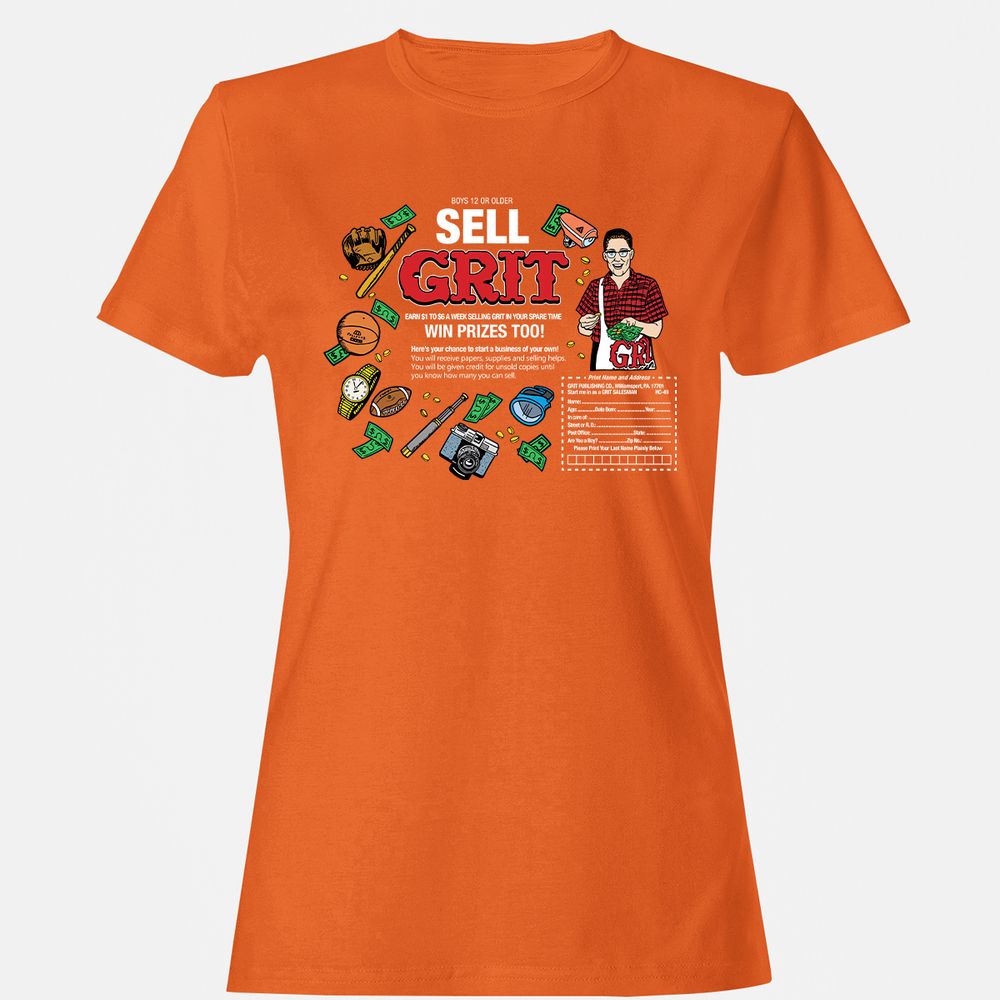 Women's T-Shirt - 277B88NU - Orange - 11