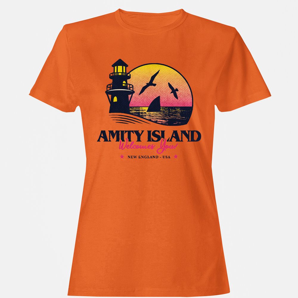Women's T-Shirt - 3YN3J7GZ - Orange - 11
