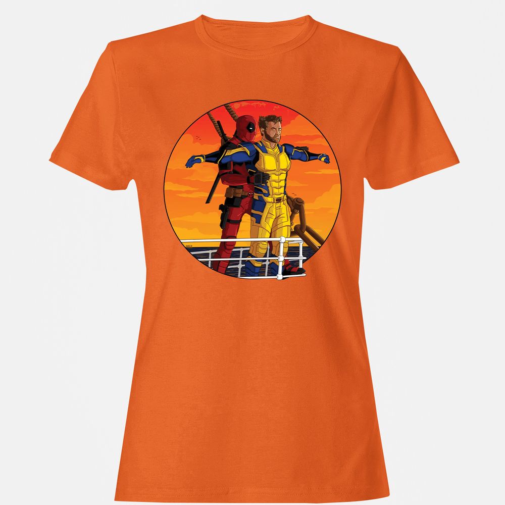 Women's T-Shirt - GA5FNR21 - Orange - 11