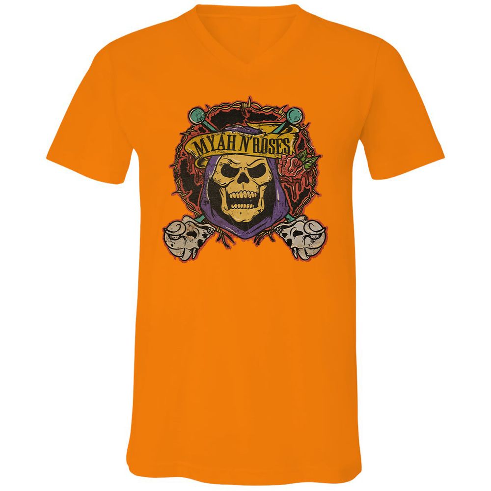 Unisex V-Neck T-Shirt - 2N8V84BP - Orange - 11