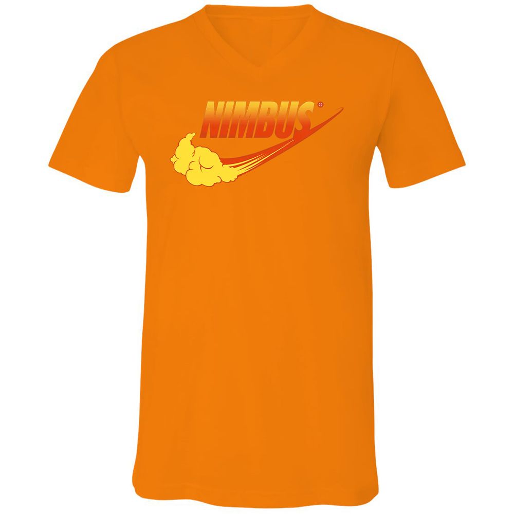 Unisex V-Neck T-Shirt - RR7Q7WHP - Orange - 11