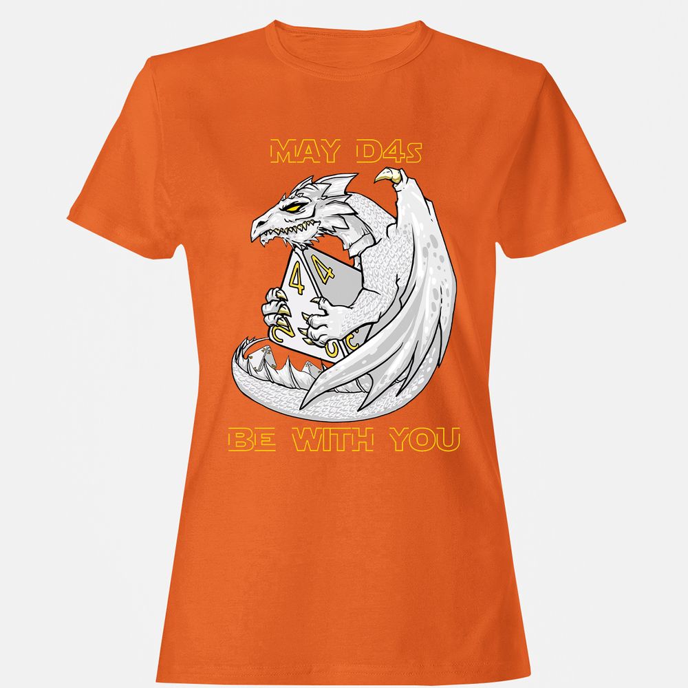 Women's T-Shirt - 8AFGFZMK - Orange - 11