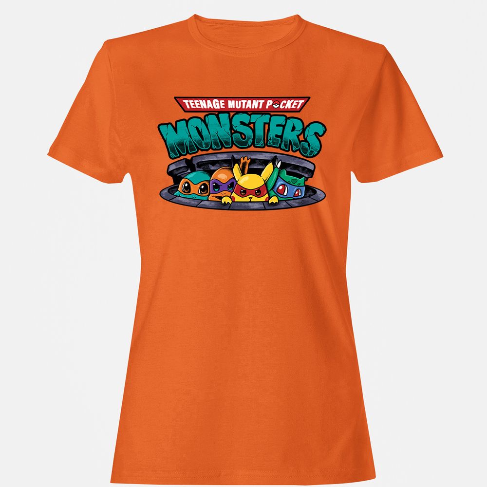 Women's T-Shirt - V2PTB66D - Orange - 11