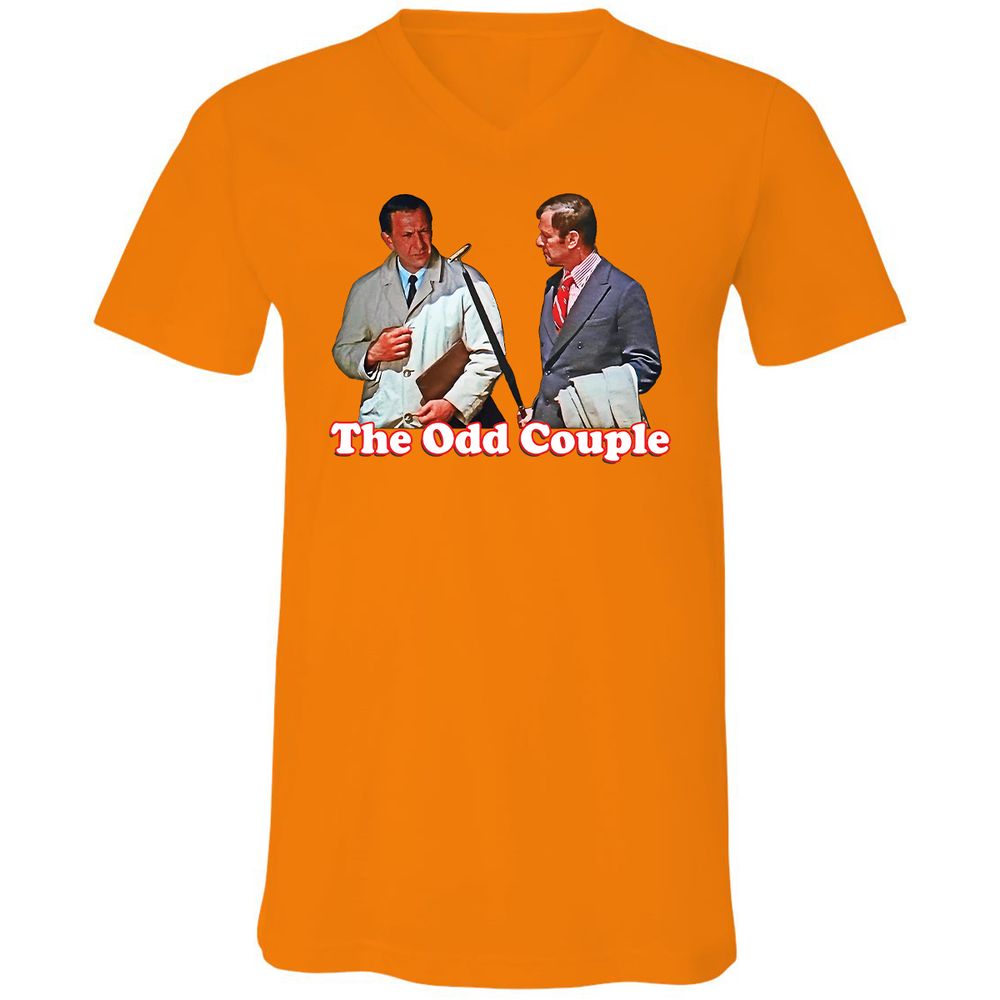 Unisex V-Neck T-Shirt - K1TNTLYB - Orange - 11