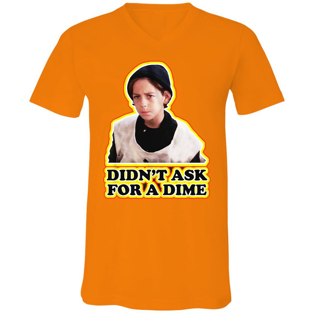 Unisex V-Neck T-Shirt - 267JMZM5 - Orange - 11