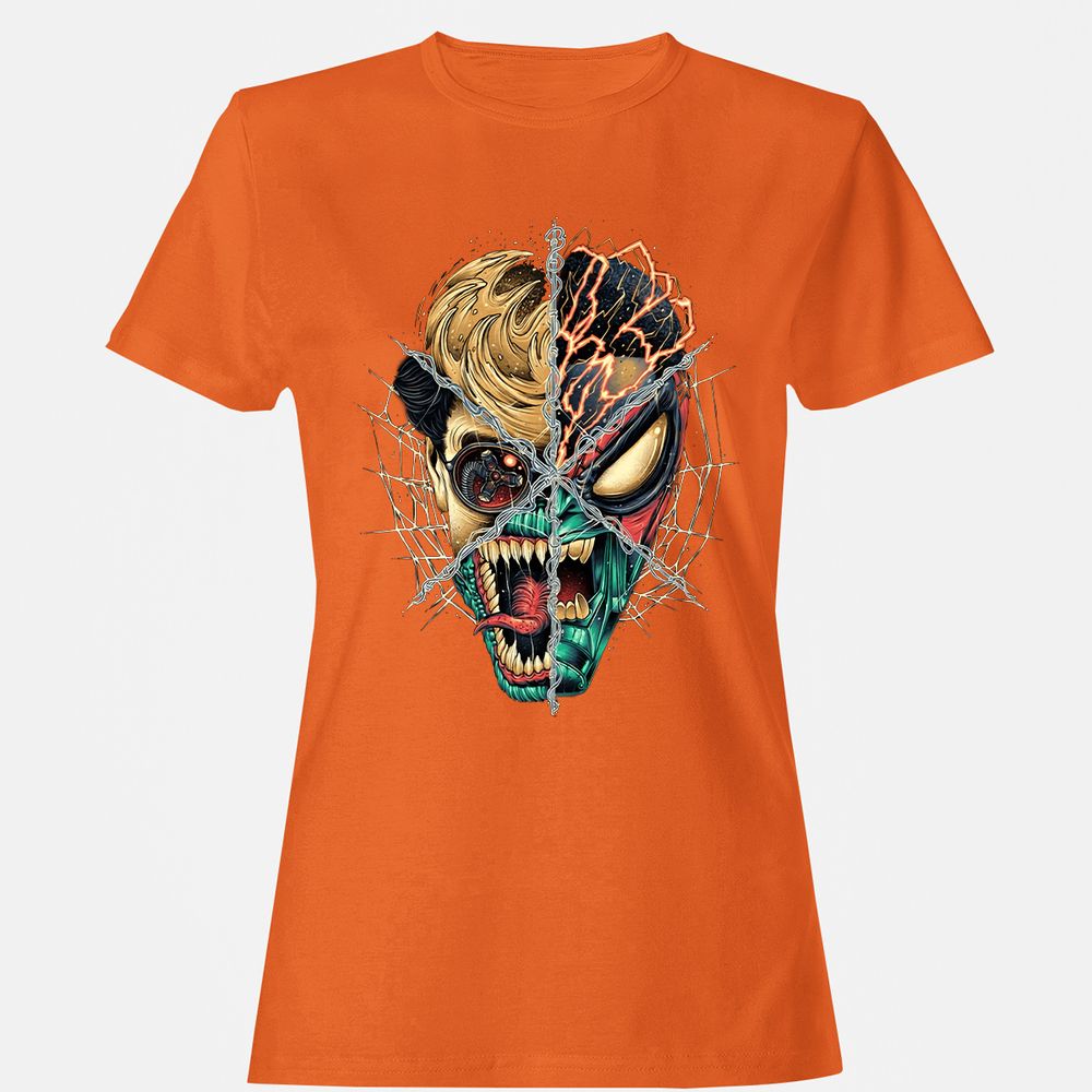 Women's T-Shirt - NJ49C2U6 - Orange - 11