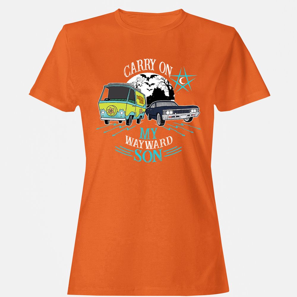 Women's T-Shirt - BQGWHJC5 - Orange - 11