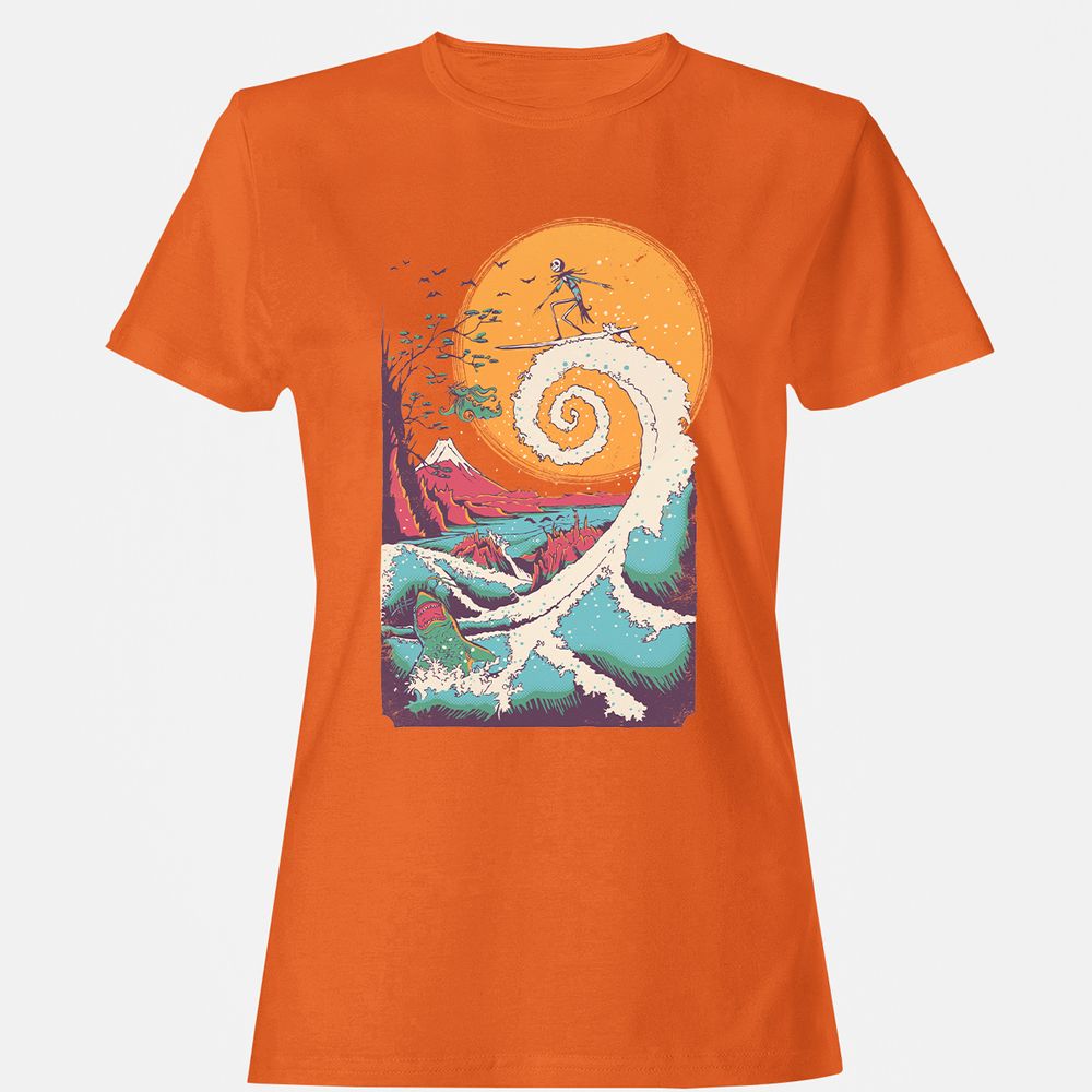 Women's T-Shirt - YM6XKWCG - Orange - 11