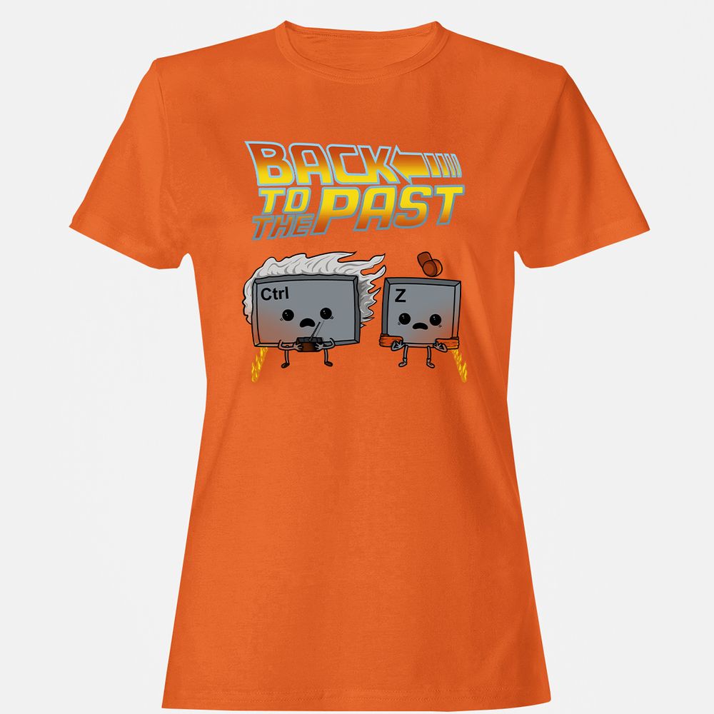 Women's T-Shirt - X73JBPEJ - Orange - 11