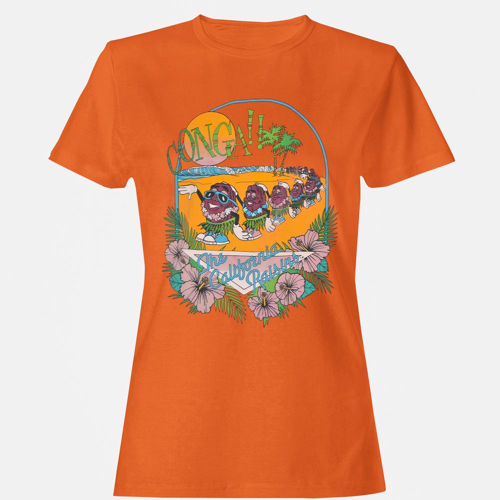 Women's T-Shirt - 87YF9K3H - Orange - 11