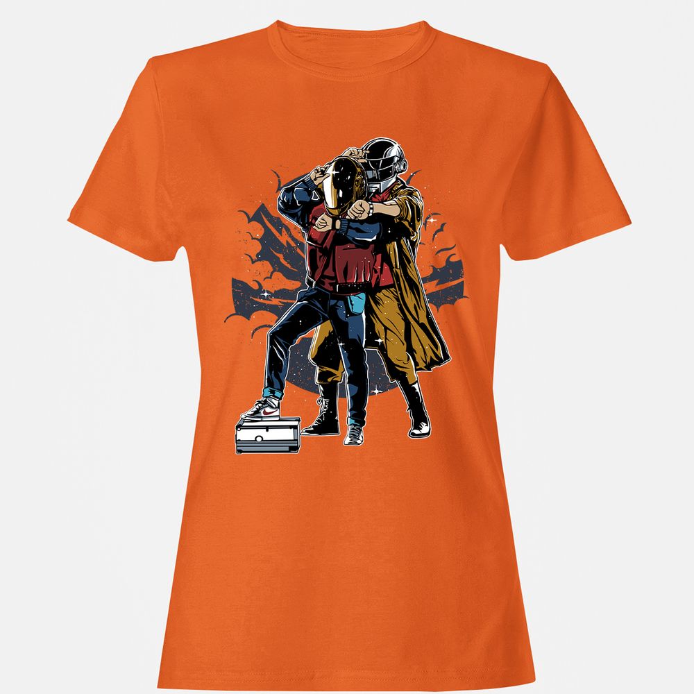 Women's T-Shirt - HQSN5DNE - Orange - 11