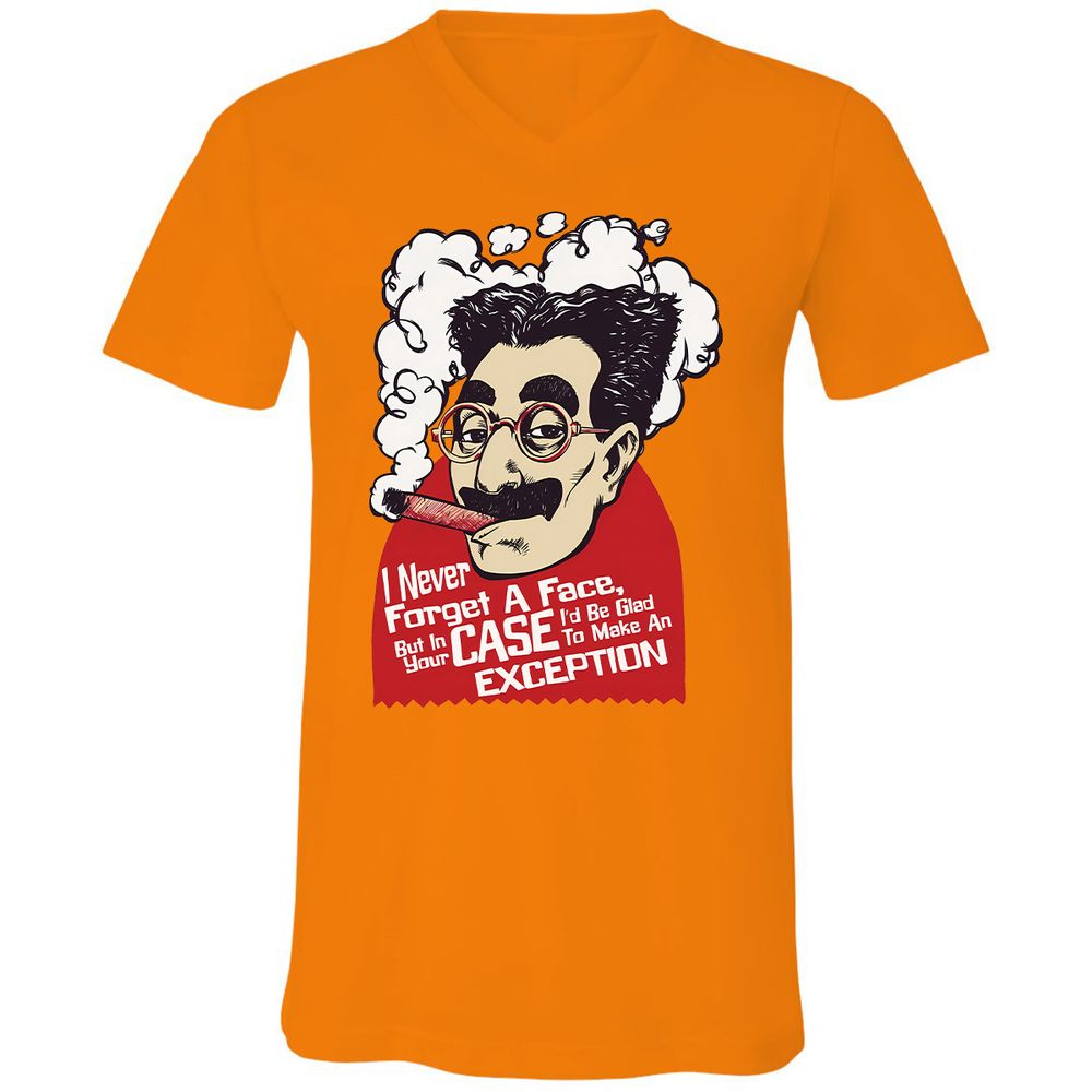 Unisex V-Neck T-Shirt - A34NAK4N - Orange - 11
