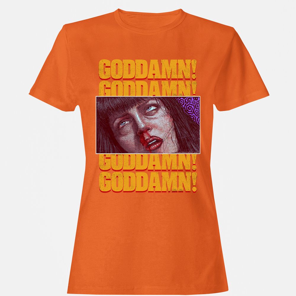 Women's T-Shirt - JHBD9G7J - Orange - 11