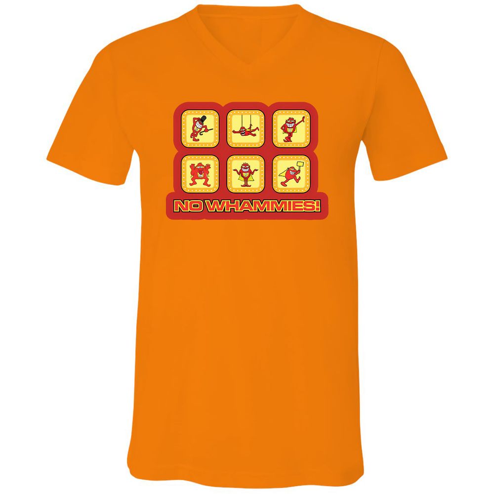 Unisex V-Neck T-Shirt - U3CUMYB6 - Orange - 11