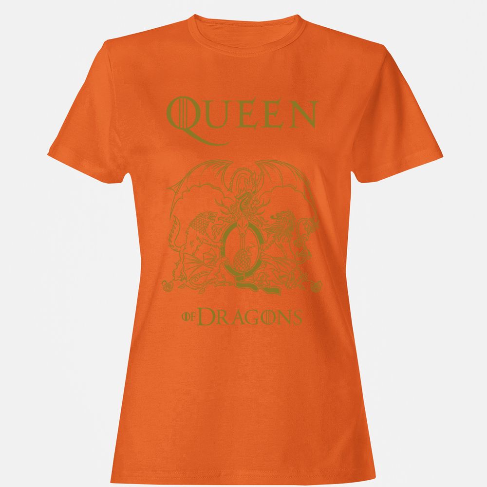 Women's T-Shirt - 4H6W5MJR - Orange - 11